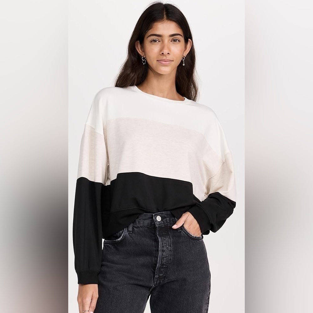 Z Supply Colorblock Modal Sweatshirt